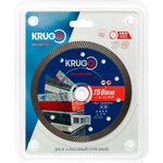 Диск алмазный Турбо ультратонкий по керамике KRUGO MASTER 150х1,5х22,23х10mm, 81031500239
