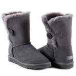 Угги Bailey Button Grey