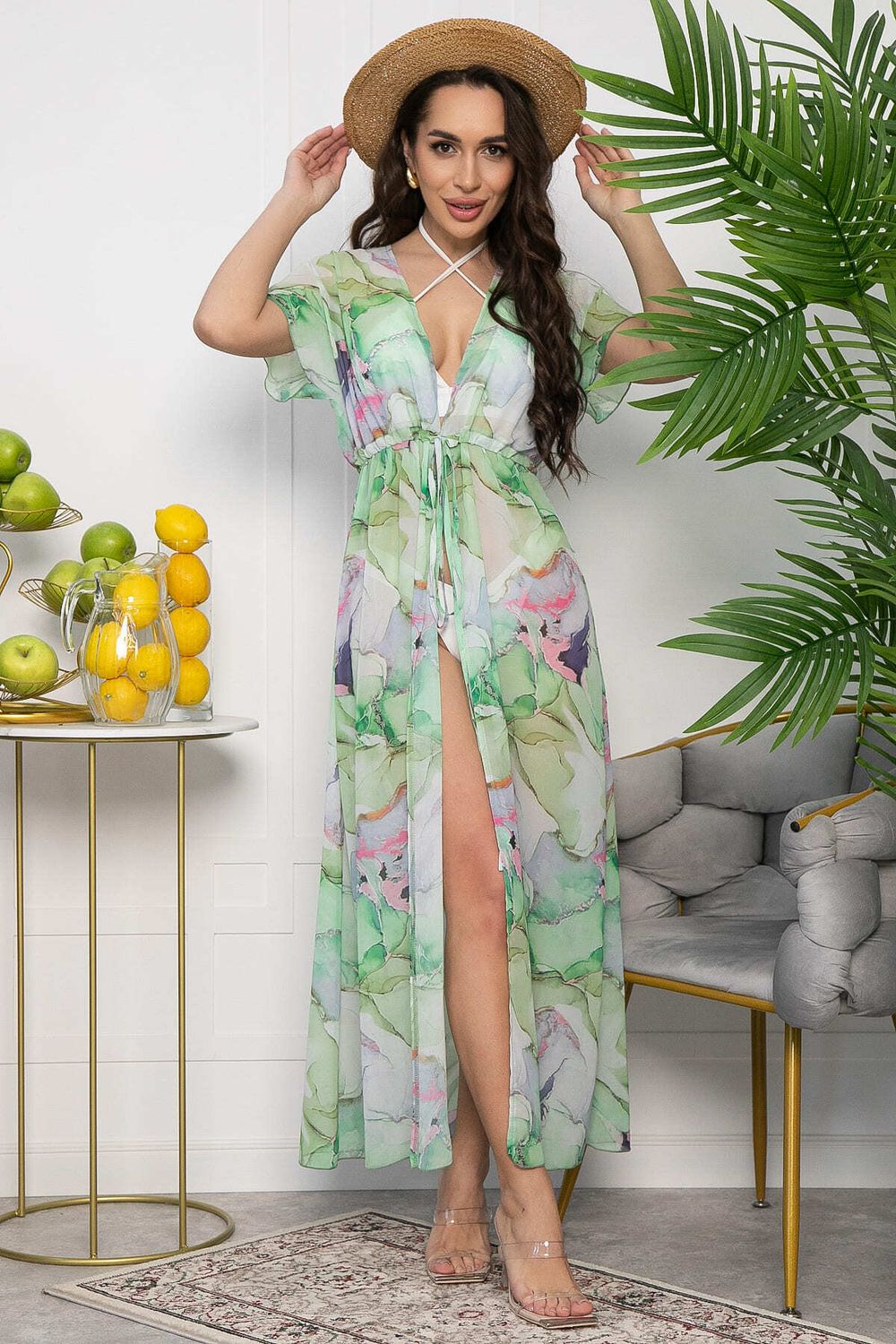 Парео (платье) Изольда (зеленое) П13601-9М LT Collection