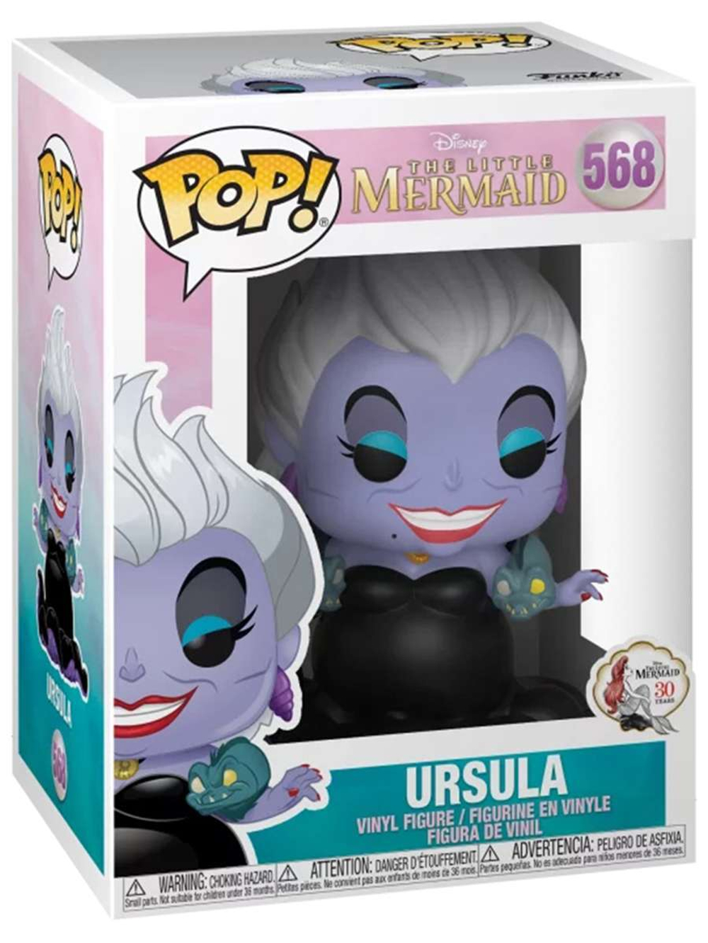 Фигурка Funko POP! Disney Little Mermaid 30th Ursula w/ Eels (568) 40103
