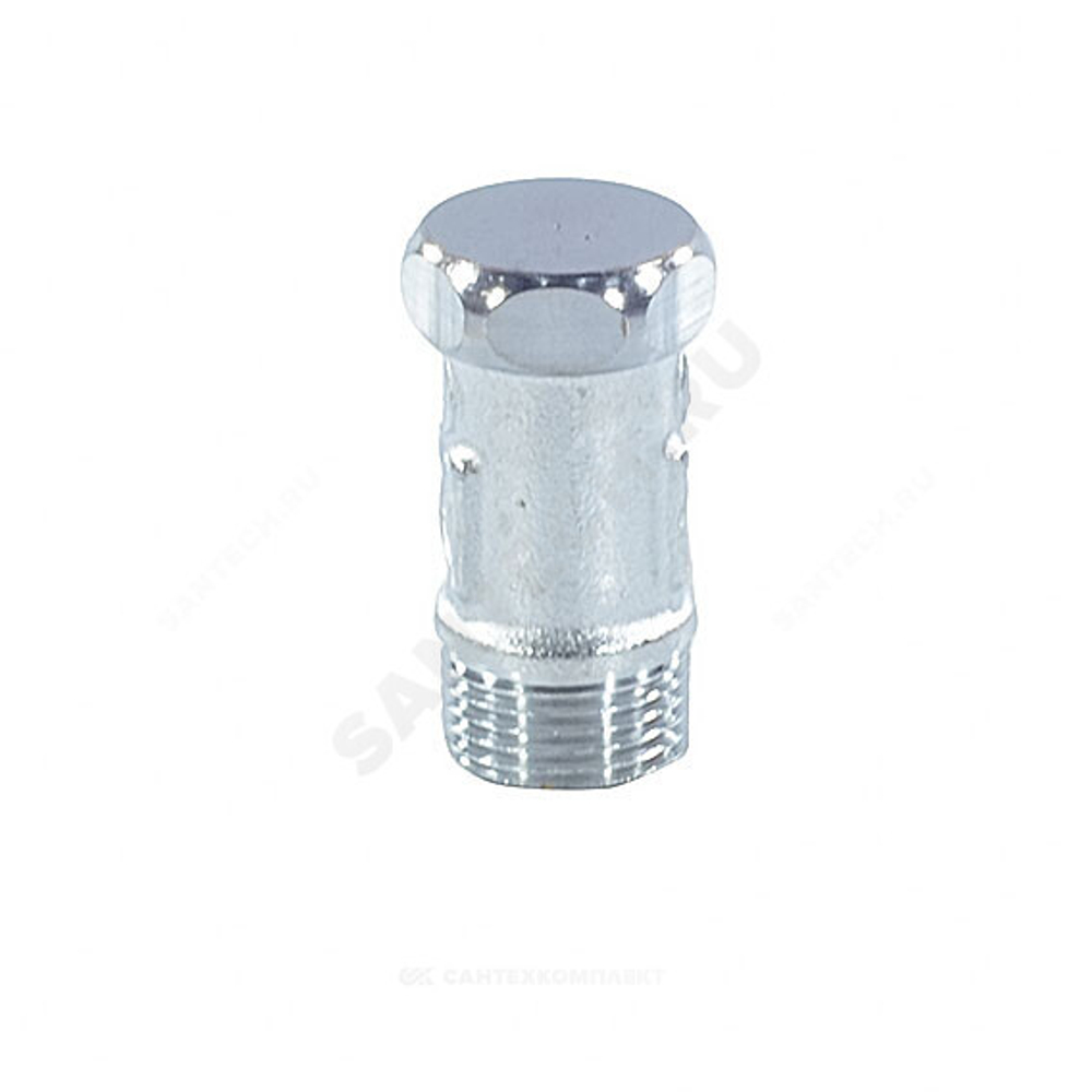 Кран шаровой латунь сливной R65D хром Ду 8 Ру42 НР/штуц G1/4" под ключ Giacomini R65DX011
