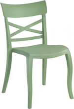 Стул пластиковый, Papatya XSera-S, зеленый