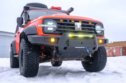 Бампер передний Tank 300 балка и ПТФ КОМПЛЕКТ 2