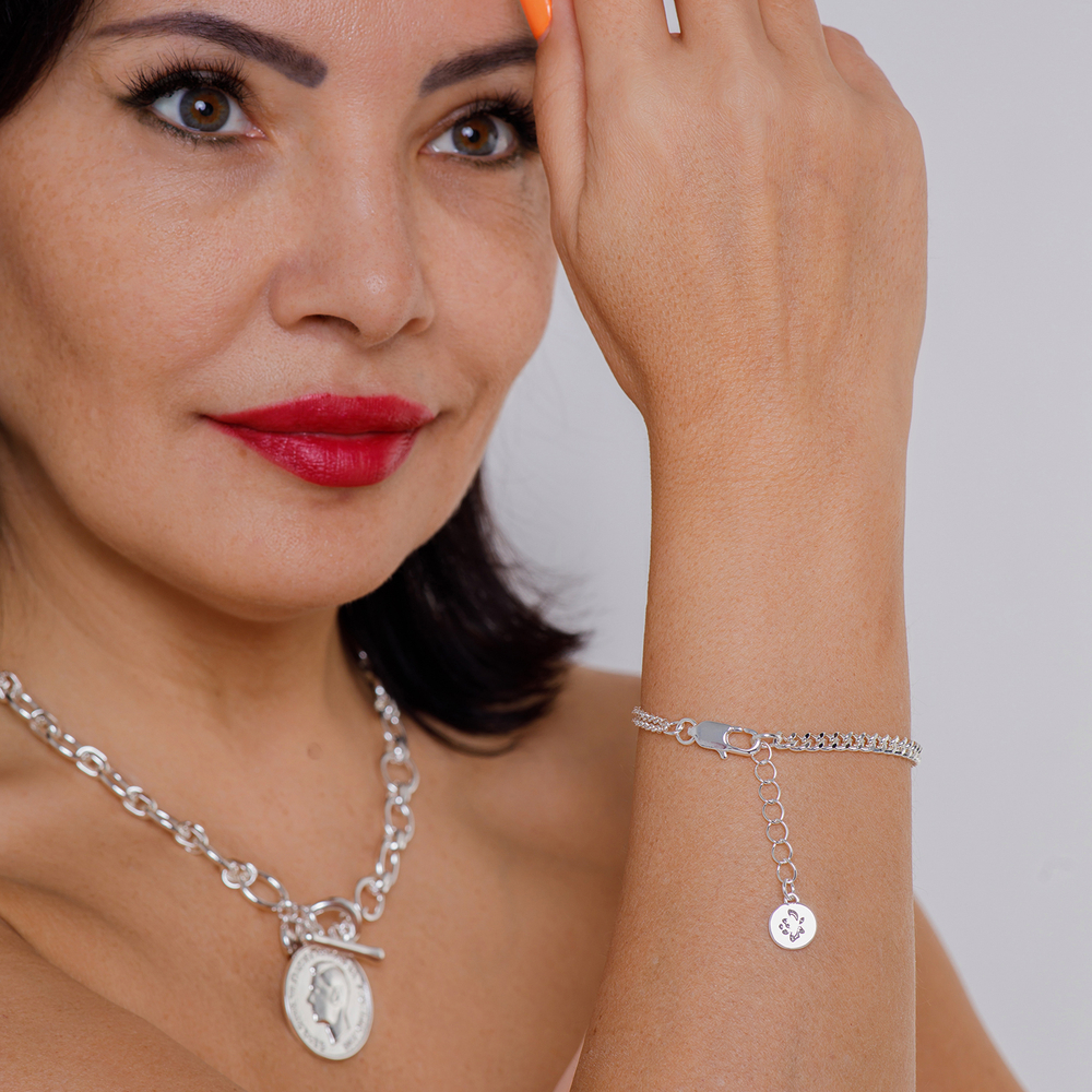 Браслет Fiore Luna Chain Сarabiner CL4523 S