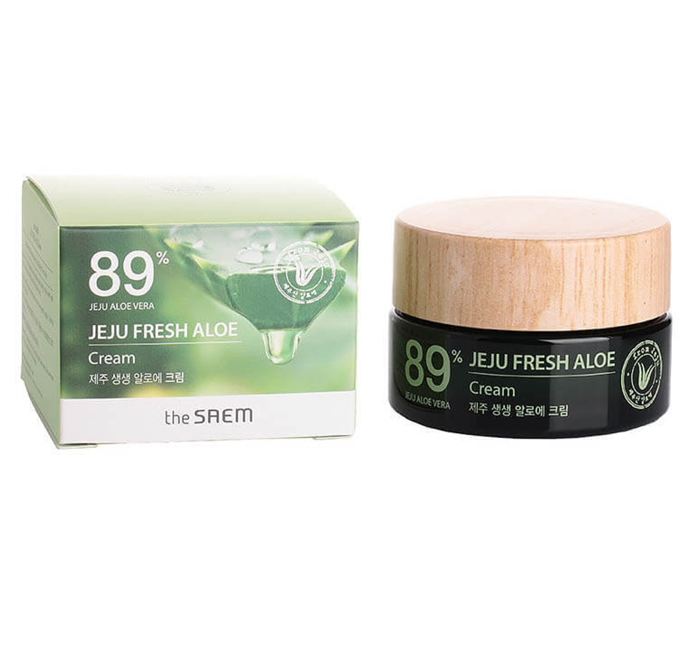 Крем для лица с алоэ Jeju Fresh Aloe Cream_I 50мл