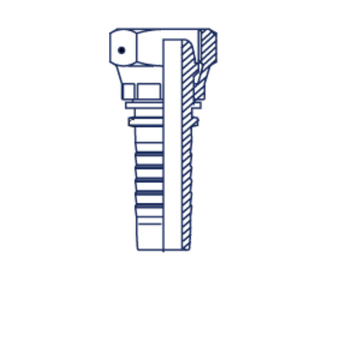 Фитинг DN 10 DK (Г) 22x1.5 (накидная гайка)