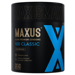 Презервативы MAXUS Classic №100 в железном кейсе, классические X-Edition, 100 шт