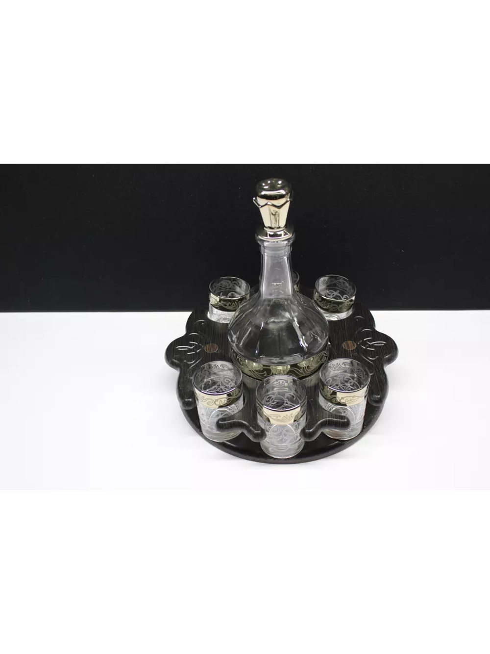 Стопки для водки 6 шт, графин стеклянный