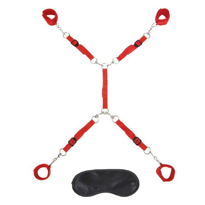 Красная фиксация на матрас Classic Bedspreader (Цвет: красный)