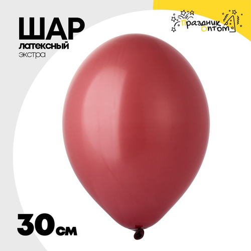 Шар латексный Экстра Пастель 30 см (Коричневый)