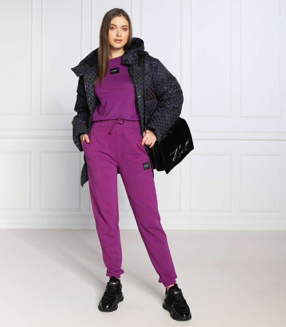 Спортивные штаны Easy Jogger_1 HUGO - фиолетовый(50485414)
