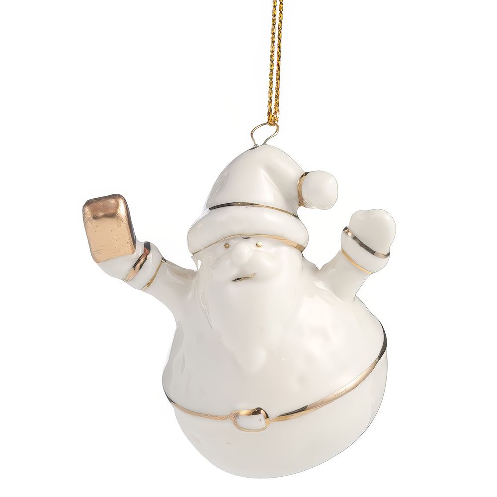 ПОДВЕСКА НА ЁЛКУ "ДЕД МОРОЗ" 4,5*2,5*7 СМ