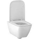 Унитаз подвесной Geberit Smyle Square 500.683.00.2 белый глянцевый, безободковый, с сиденьем микролифт