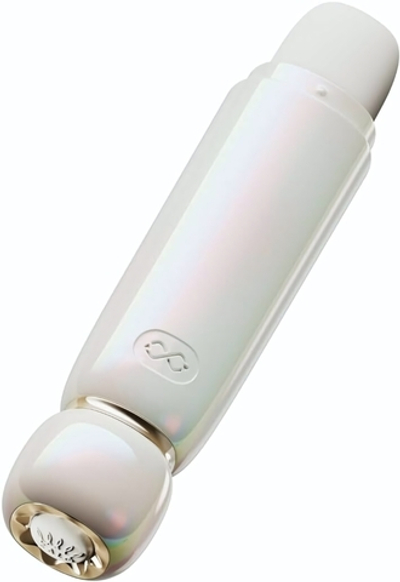 Бежевый вакуумный стимулятор клитора Lia (Цвет: бежевый)