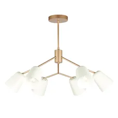 SLE155902-06 Светильник потолочный Золотистый/Белый E14 6*40W MARIO