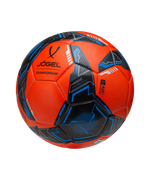Мяч футбольный Championship №5, оранжевый/синий/черный