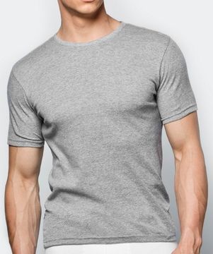 Футболка мужская с коротким рукавом Atlantic BMV-048 серый меланж