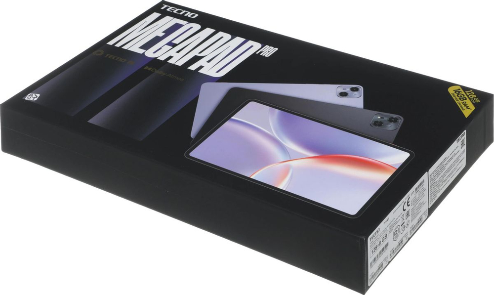 12" Планшет TECNO MegaPad Pro T1201 8/128 GB G100 4G, 2000 x 1200, 90Гц, Android 15, фиолетовый [t1201 128+8 aurora purple]