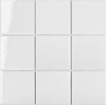 Кер. мозаика 97x97 White Glossy (MH33800) 300х300х6