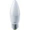 Лампа светодиодная Navigator C37 220V Е27 8,5W 4000K свеча 28666
