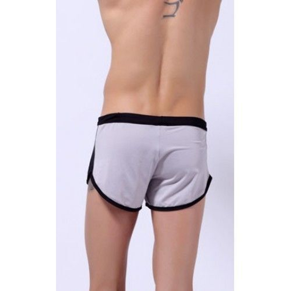 Мужские спортивные шорты светло-серые под шелк Wang Jiang 9