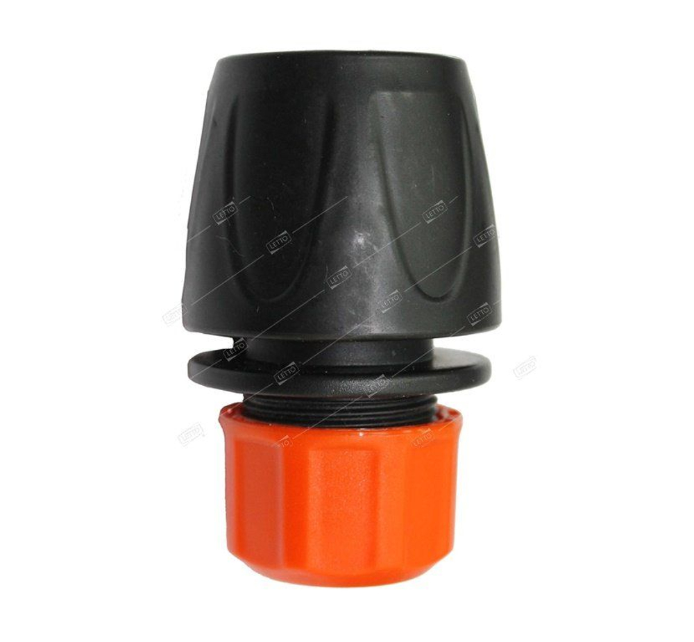 Коннектор с аквастопом Amigo для шлангов 1/2