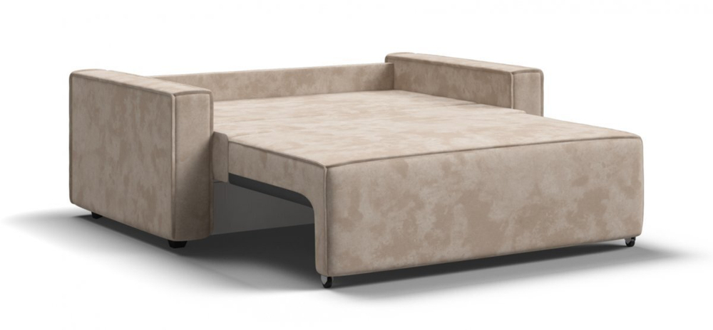 Диван Норд двухместный Велюр Алькантара пепел