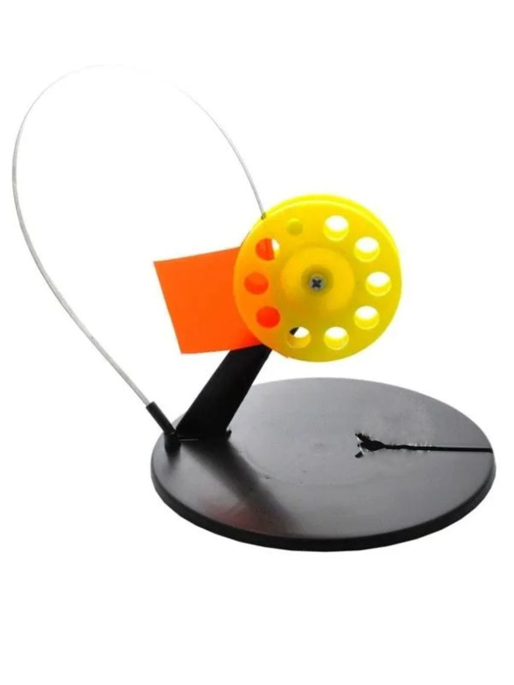 Жерлица не оснащенная с угловой стойкой, катушка d 85, 5 шт