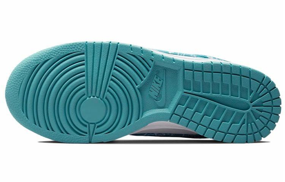 Кроссовки Nike Dunk Low Ess "Blue Paisley" (Женская размерная сетка)