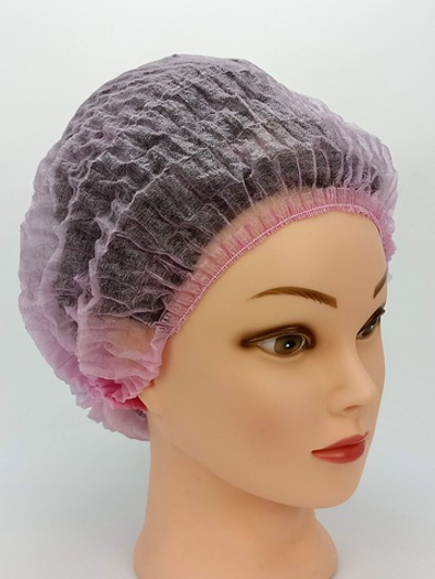 Шапочки "Шарлотта" одноразовые , розовые 100шт