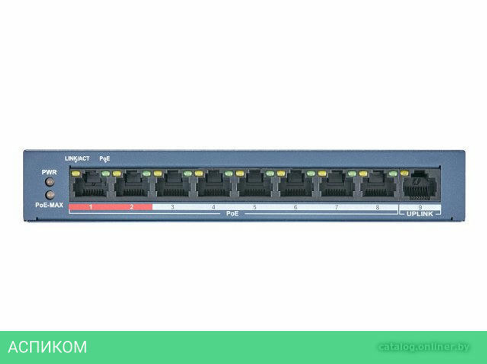 Коммутатор Hikvision DS-3E0109P-E/M(B)