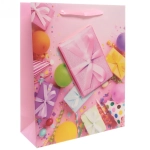 Пакет подарочный «Праздник» 32*26*10 см, микс