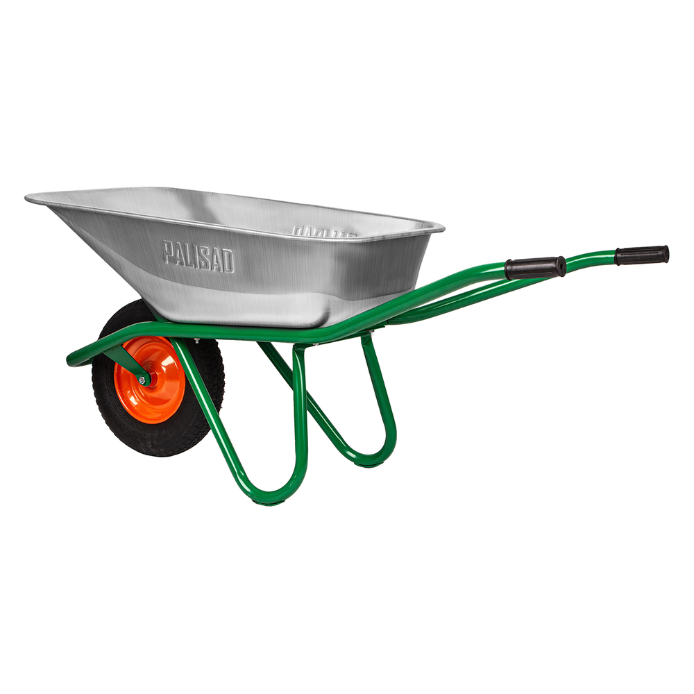 Тачка садово-строительная, усиленная, грузоподъемность 200 кг, объем 90 л Palisad