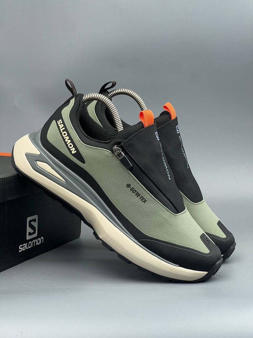 Кроссовки Salomon Gore-Tex ТЕРМО #300 (хаки)
