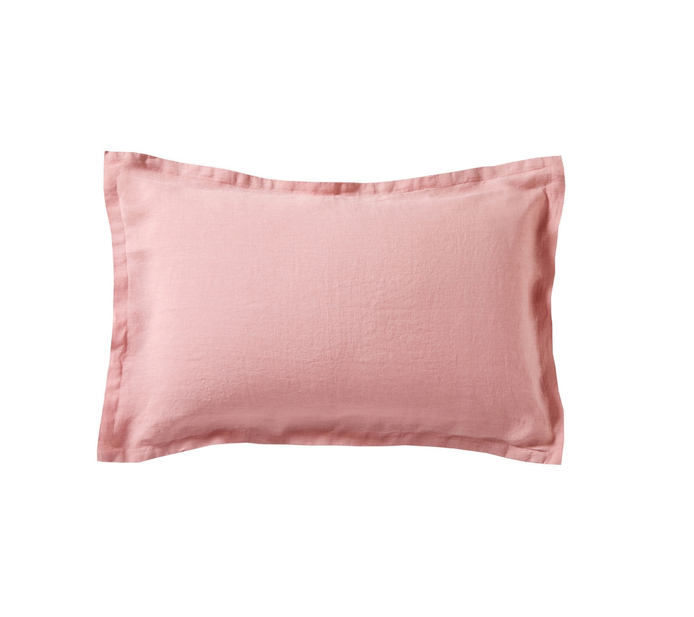 Постельное белье 2 спальное евро Blanc des Vosges Luxor Bois De Rose розовое