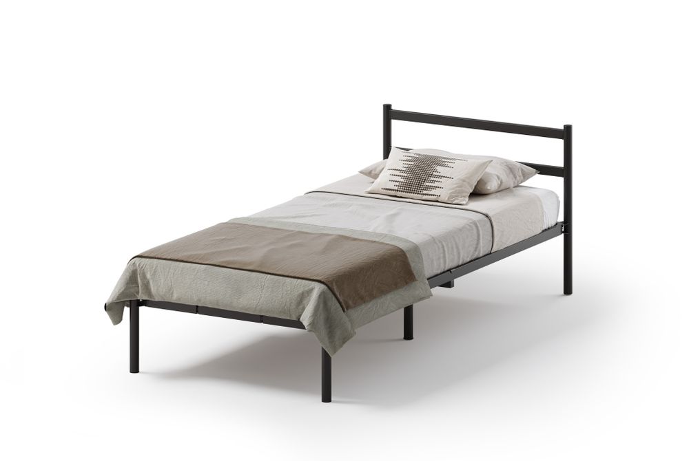 Кровать металлическая Мета 03.000.9005 (800*2000мм), черная