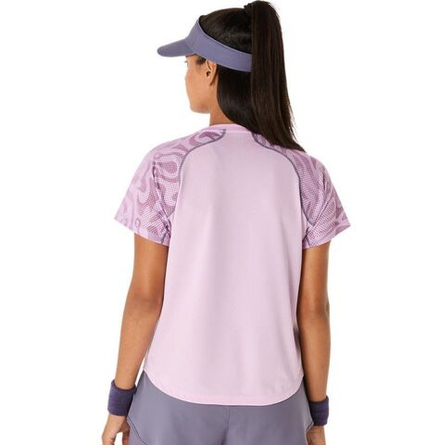 Женская теннисная футболка Asics Match Game Short Sleeve - light ube