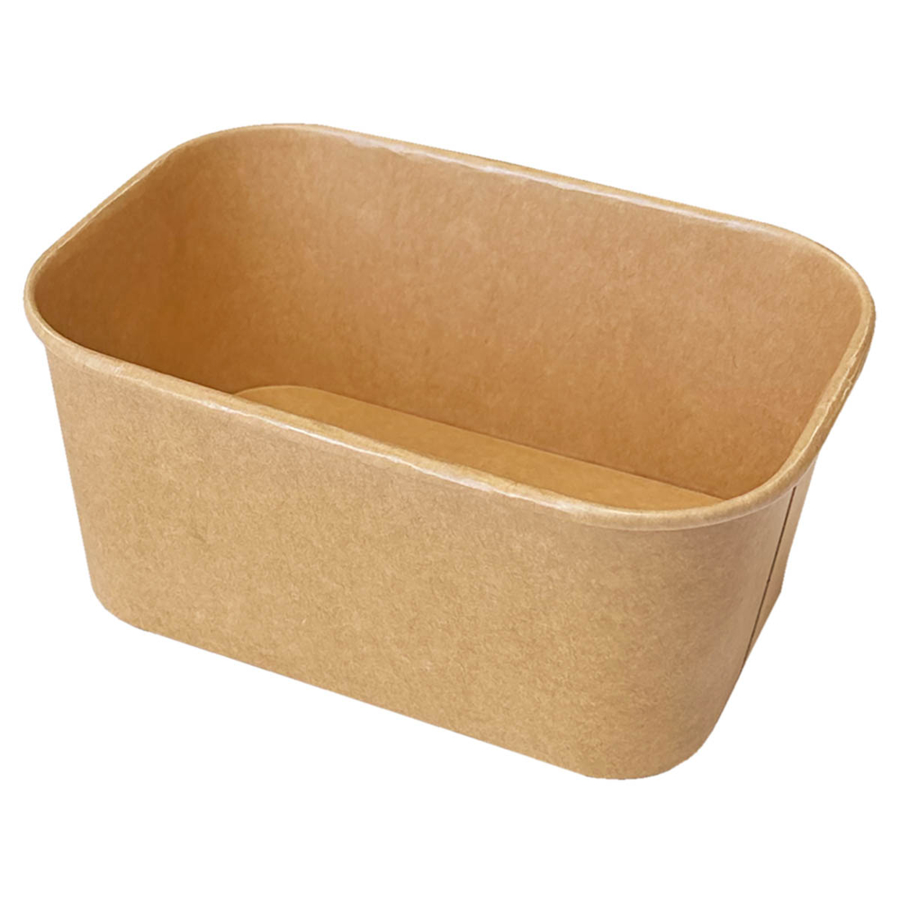 Контейнер бумажный Kraft Hot Soft 1000 мл 170х120х78 мм 1/300