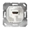 Donel механизм HDMI 2.0a, белый, разъем Type A 180° 4K Full HD @ 48 Hz 3D, HDR Video, 18.0 Gbit/s,