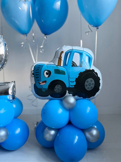 Воздушные шары Синий трактор №2544