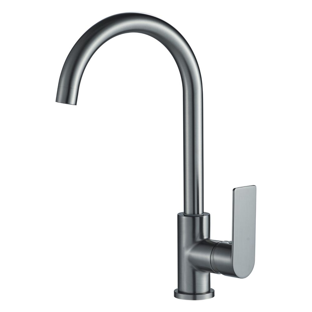 Смеситель для кухни HAIBA HB71505-3 оружейная сталь