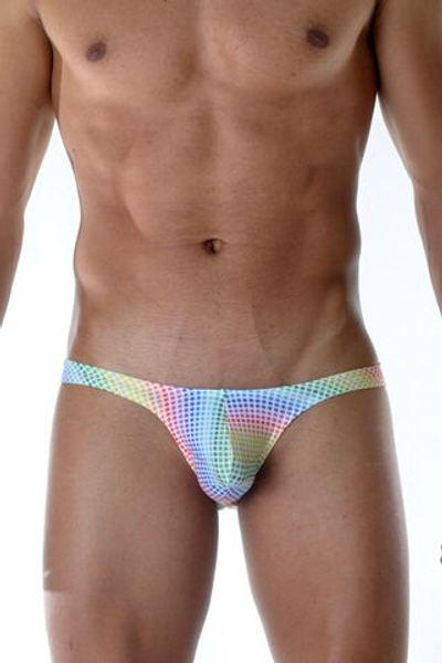 Сексуальные трусы-слипы с цветной горох (Размер: M) (Цвет: разноцветный)