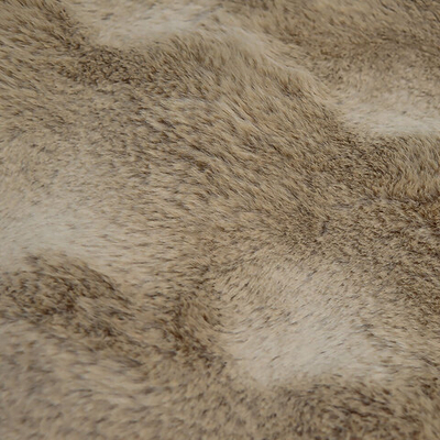 Коврик меховой фактурный 90*120см, полиэстер, коричневый