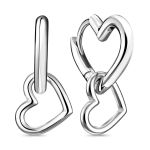 Серьги Poly Heart