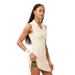 Теннисное платье Lacoste Ultra Dry Tennis - lapland/olive