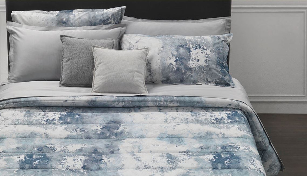 Постельное белье 2 спальное евро Trussardi Chiffon 001 Cenere