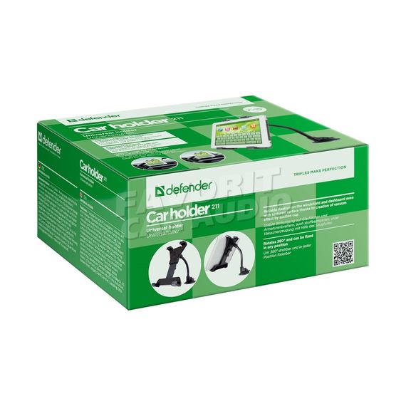 Держатель Defender Car holder 211 для планшета чёрный
