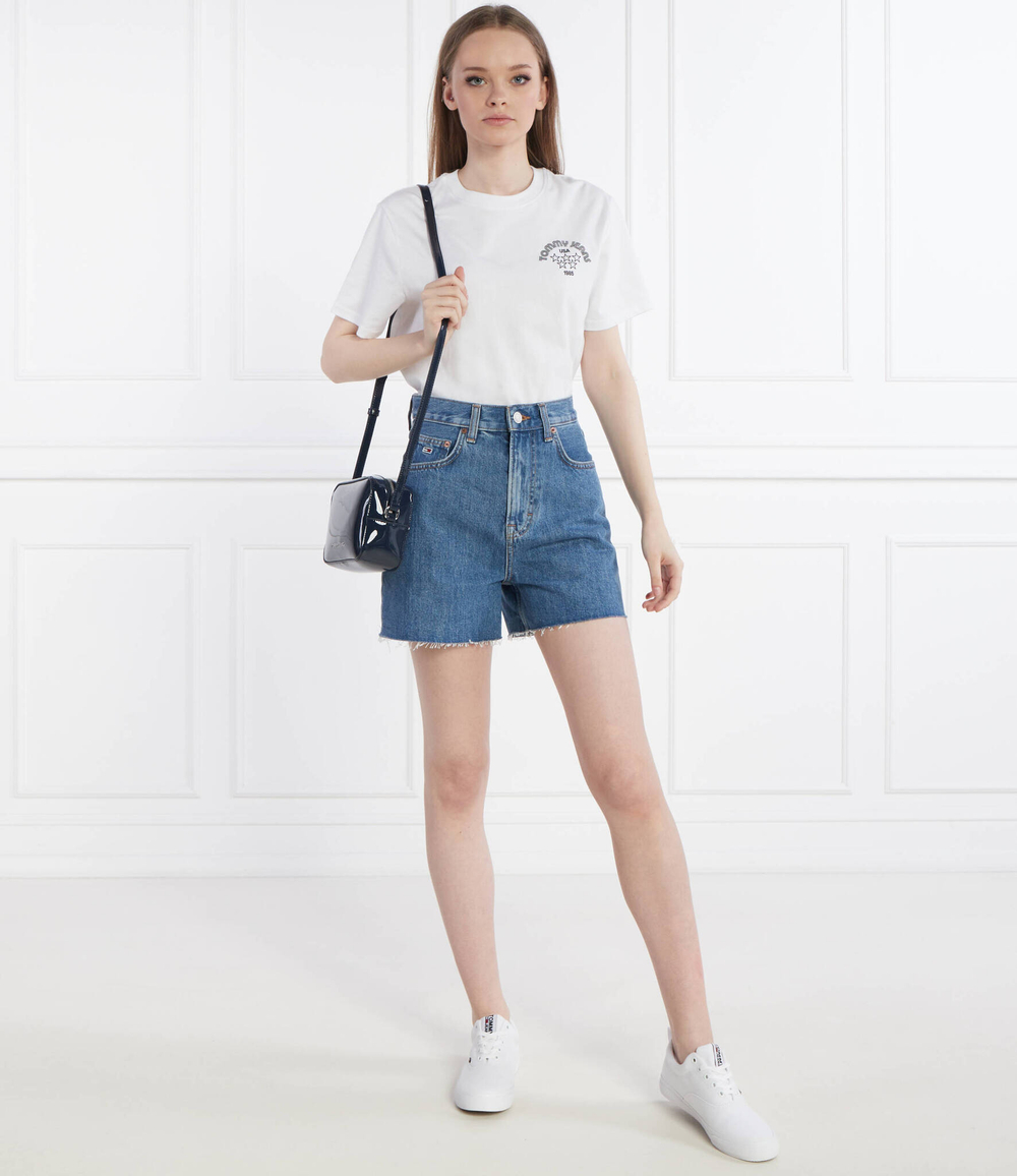 Джинсовые шорты BH0034 Tommy Jeans - голубой(DW0DW17646)