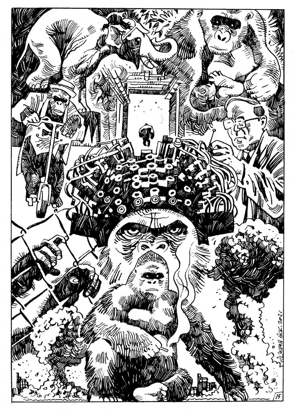 Комикс Снежный Человек