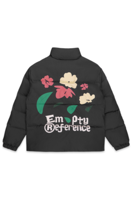 Пуховик ER "Flowers Logo" Down Jacket